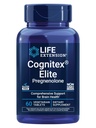 Life Extension Cognitex® Elite Pregnenolone, sång, Blueberry, ashwagandha, fosfatidylserin, Advanced Formel, Attention, Focus, Memory, Gluten-Free, Non-GMO, Vegetarian, 60 tabletter