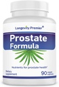 Longevity Prostate Formel med standardiserad Saw Palmetto Extract, Extra Srength för prostata hälsa och hårförlust Prevention