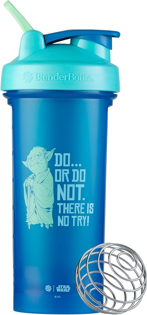 BlenderBottle Star Wars Classic V2 Shaker Bottle Perfekt för Protein Shakes och Pre Workout, 28-Ounce, Do ... eller gör det inte. Det finns inget försök.