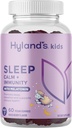 Hyland's Kids Sleep Calm & Immunity Support med Melatonin, Sleep Aid Gummies med vitamin C, Zink, Elderberry & Chamomile, Hjälper med sömnlöshet och rastlöshet, 60 Vegan Gummies