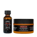 Live Bearded Bearded Oil och Butter Grooming Kit - Tillverkad i USA - All-Natural Ingredients med Shea, Argan, Jojoba - Tillväxtstöd | American Scent - Cedar, Vetiver, Bergamot