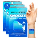 Vitamasques Sleep Patches for Adults, SnoozeMe Wellness Hydrogel Patch (3-Pack) - Sova med Lavender, Melatonin och Valerian Root - Cruelty-Free, Korean Skin Care Sleep Patch