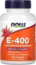 Nu livsmedel E-400 D-Alpha med blandade tokoferoler, 268 mg (400 IE), 100 Softgels