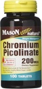 Mason Vitamins Chromium Picolinate tabletter, 60 greve