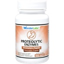 Wonder Laboratories Proteolytic Enzymes | Bromelain Papain Pancreatin Trypsin 550 mg Totalt med standardiserad Amylase, Lipase och Protease, 100 tabletter
