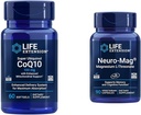 Life Extension Super Ubiquinol CoQ10 med förbättrad Mitochondrial Support & Neuro-mag Magnesium L-threonat, Magnesium L-threonate