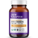 Nytt kapitel Calcium Supplement - Bone Strength Tiny Tabs Plant-Based USDA Organic Calcium med Magnesium, Vitamin D3 + K2, för Bone Health & Joint Mobility, Heart Support, 905 mg dos - 240 Tiny Tabs