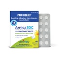 Boiron Arnica 30C tabletter för smärtlindring från muskelsmärta, gemensam ömhet, svullnad från skador eller blåmärken - 60 greve
