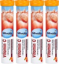 Mivolis Vitamin C effervescent Tablets - Dietary Supplements 4 Packs x 20 poäng | Tyskland