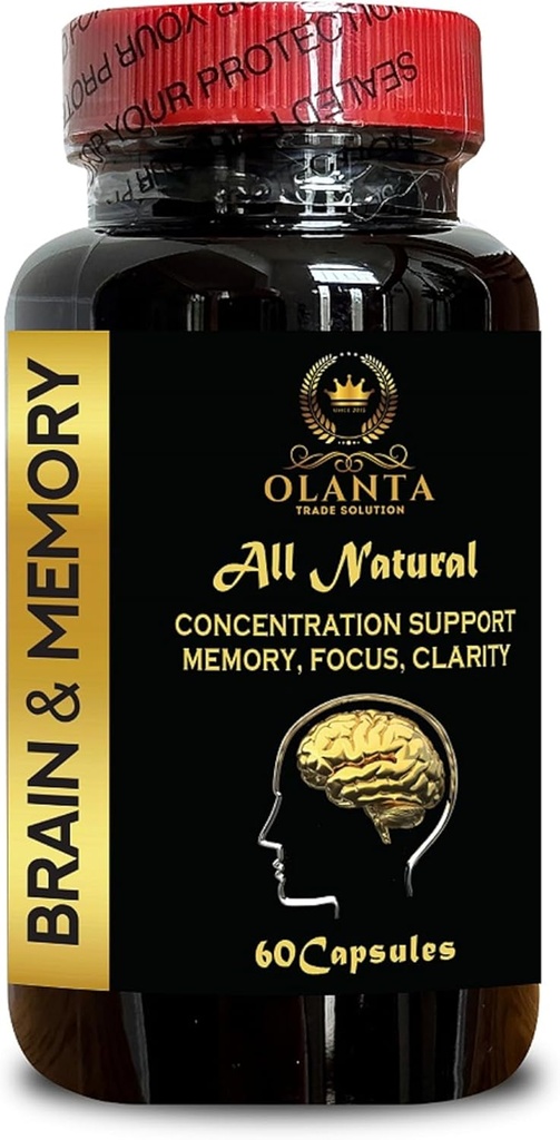 Mind Matrix PRO Formel - Kognitivt stöd, energistöd, klarhet, hjärntillskott för män och kvinnor, med Ginkgo Biloba - 1 flaska 60 kapslar