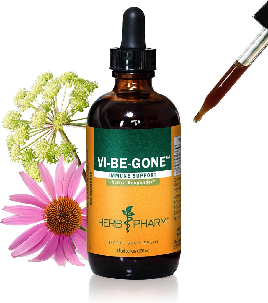 Herb Pharm Virattack Liquid Herbal Formel med Lomatium för aktiv immunsystemsupport - 4 Ounce