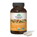 ORGANIC INDIA Ashwagandha Capsules - Organic Ashwagandha Supplement - Vegan Ashwagandha Root, Gluten-Free, Kosher, Non-GMO, stöder stressavlastning, energi och sömn - 180 kapslar