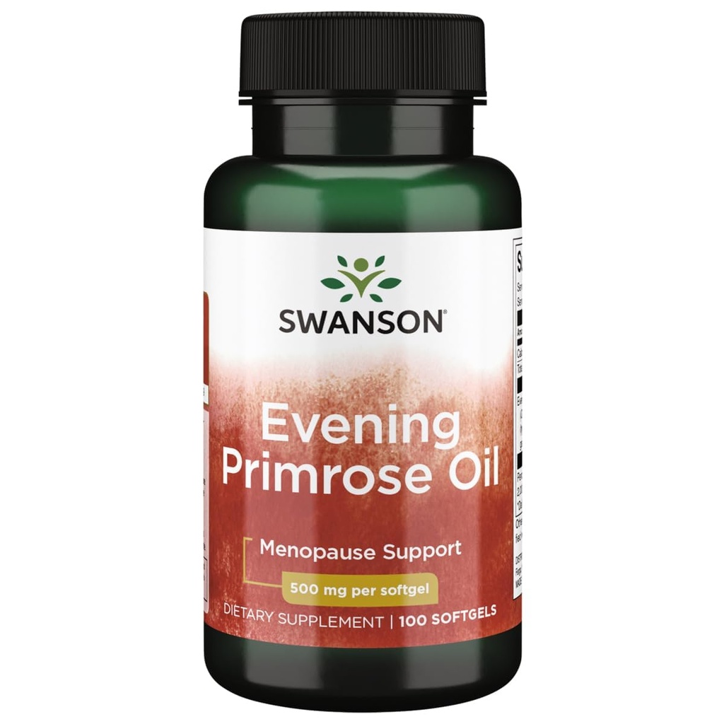 Swanson Evening Primrose Oil (Omegatru) 500 Milligram 100 Sgels