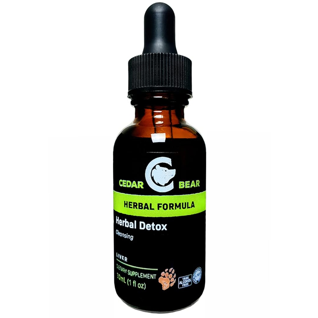 Cedar Bear - Herbal Detox ett flytande växtbaserade tillskott Det är en djup Detox rengöring som hjälper till att rensa organ och rader av miljögifter 1 Fl Oz