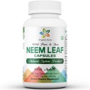 Ekologiska Aura Neem kapslar. 100% ren och potent. Raw Green Whole Superfood. Tillverkad med Whole Spectrum Neem Leaves. Miracle Detoxifying Agent. Radiant Skin och Immunity