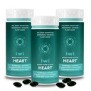 Iwi Life Heart Omega-3, 180 Softgels (90 portioner), Vegan Plant-Based Algae Omega Fatty Acids + EPA, Heart Health Support Dietary Supplement, Krill & Fish Oil Alternative, No Fishy Aftertaste