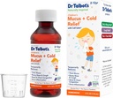 Dr Talbots Mucus + Cold Relief Liquid Medicine, naturligt inspirerad, för barn, inkluderar dosering Cup, Natural Grape Juice Flavor, 4 Fl Oz