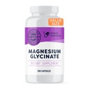 Vimergy Magnesium Glycinate - Stress Support - Chelated to Avoid Tummy Upset * - Främjar hjärthälsa och energi * - Kosher, Vegan Gluten-Free - 300 Caps