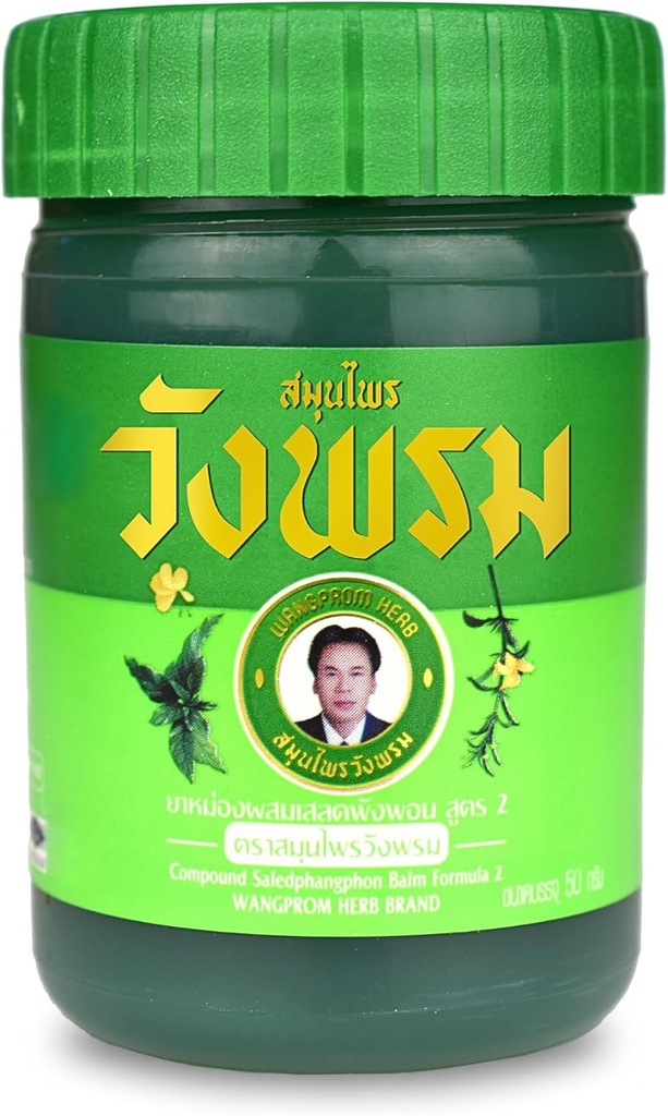 Förening Saledphangphon Balm Balm / Salve Formel 2 50g Cooling Anti-Itch för Insekt / Buggar Bites Pain (Grön, Cool Salve (Plastic Bottle))