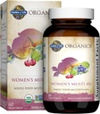 Garden of Life Organics Vitamins för kvinnor 40 + - 60 tabletter, Womens Multi 40+, Vegan Vitaminer för kvinnor över 40, Hormon och brösthälsostöd Blend, Whole Food Womens Multivitamin