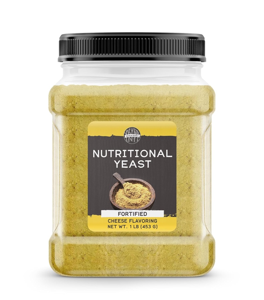 Birch & Meadow 1 lb Nutritional Yeast, Popcorn, Yummy Nooch