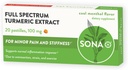 SONA Turmeric Pastilles, löser sig i munnen, 600% Högre absorption av curcumin jämfört med kapslar