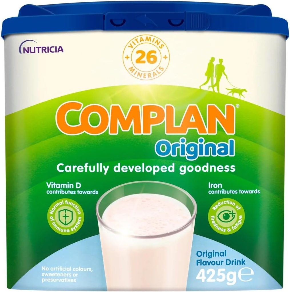 Komplan Nutritious Vitamin Rich Drink Original smak 425g 7-8 portioner