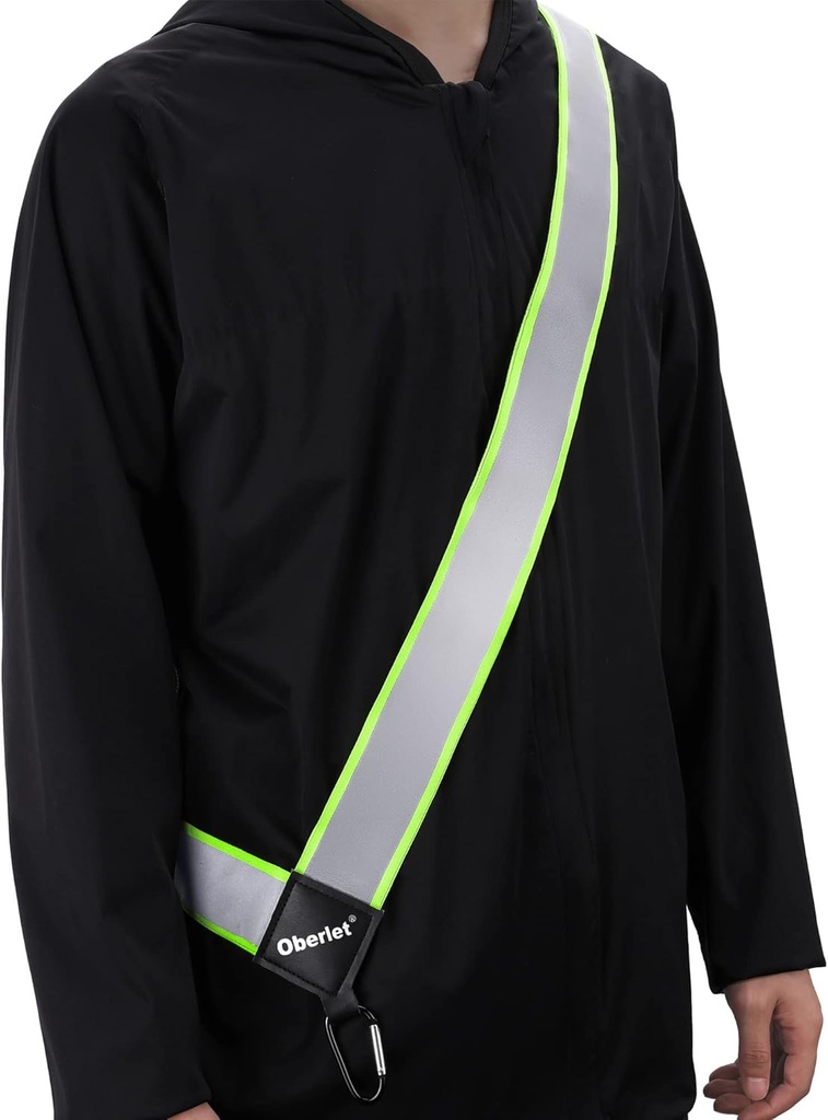 Reflekterande Running Gear | Reflekterande Sash för promenader på natten | Hög synlighet reflekterande Sash | Reflekterande bälte för promenader i mörkret | En