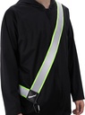Reflekterande Running Gear | Reflekterande Sash för promenader på natten | Hög synlighet reflekterande Sash | Reflekterande bälte för promenader i mörkret | En
