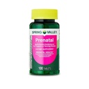 Spring Valley Prenatal Multivitamin/Multimineral för gravida och omvårdnad kvinnor kosttillskott tabletter, 100 greve + Sticker, Dri Store.