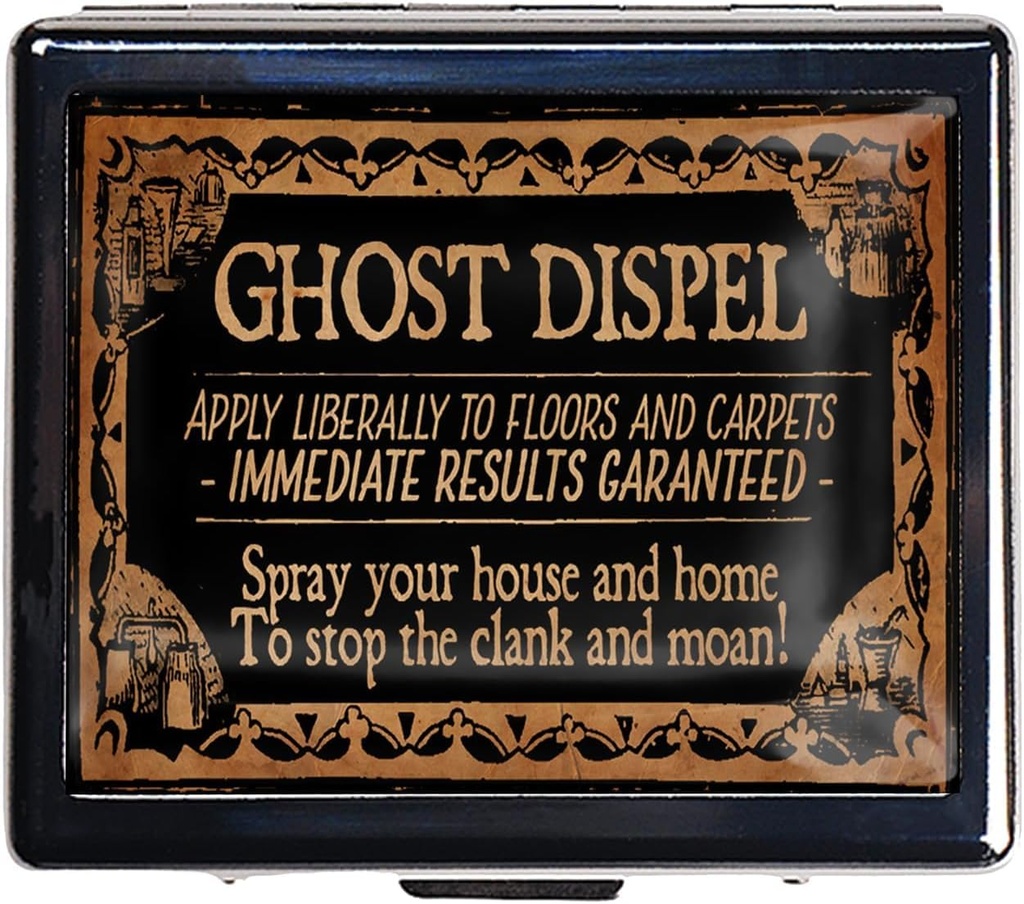 7 dagar Chromed Shiny Silver Pill Organizer med spegel Inuti har 8 separata kompartement rektangel 7 dagar Pill Box Pill Case (Ghost Dispel)