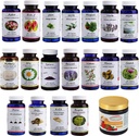Hekma Center Supplements Package för MS - 18 Medicinal Herbs & Sidr Honey med Royal Jelly - 100% naturlig, ren organisk - Vegan - Kosttillskott för M.S