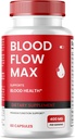 (1 Pack) Blodflöde Max kapslar, Blodflöde Max Advanced Formel Blod Stöd, Maximal Styrka Supplement för Hälsosam Blodcirkulation, Alla Naturliga Vitamin Piller för Total Wellness