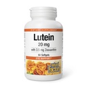 Naturliga faktorer - lutein 20 mg, naturlig antioxidant för att stödja ögonhälsa, 60 mjuka gel