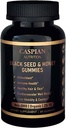 Black Seed & Honey Gummies med Biotin & Vitamin C, Organic, Non-GMO, 2% TQ, 60 Gummies