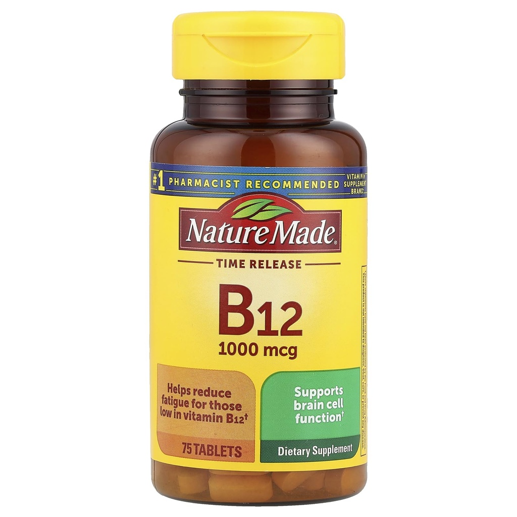 Nature Made, vitamin B-12 1000 mg, 75 ct