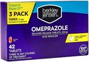 Berkley jensen Omeprazole 20 mg Fördröjd frisättning tabletter - Heartburn Medicine-Syra Reducer Pills - Behandlar Frequent Heartburn - 3 x 14-dagarskurser, 42 greve Total (Pack av 1)
