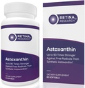 Natural Astaxanthin Eye Vitamin 10mg - Kosttillskott för att stödja ögonhälsa - Upp till 90 gånger starkare än syntetisk - Formulerad av läkare - 3rd Party Certified - 60 Softgels