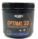 "Optimized" Blue Razz Pre-Workout Powder / Massiva pumpar / Öka muskelmassa, styrka och fokus / Beta Alanine + L-Citrulline + Betaine Anhydrous + Kreatin + Koffein Anhydrous / 30 portioner