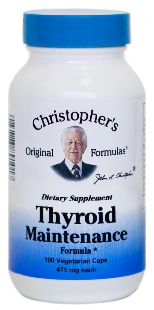 Christophers ursprungliga formler Thyroid Maintenance Formula Capsule, 100 Count