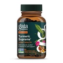 Gaia Herbs Turmeric Supreme Joint Health - Joint Support Supplement - med Quercetin, Black Pepper, Boswellia, Ginger Root, Curcuminoids, & More - 60 Liquid Phyto-Capsules (15-dagars leverans)