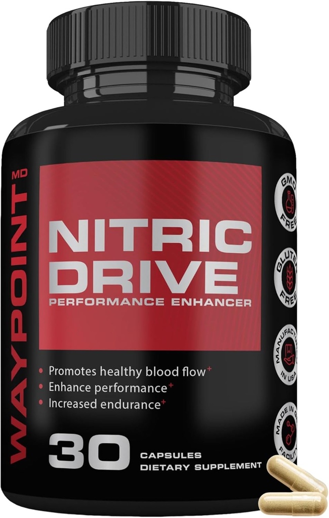 Avancerad Nitric Oxide Supplement för Män-342% Nitric Oxide Booster * - Inkluderar L Arginine & L Citrulline- Muscle Recovery & Blood Flow Supplement för Män-Kväveoxid