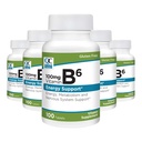 Kvalitetsval vitamin B6 100 mg tabletter (Pack of 5)