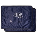 2 FlexiKold Gel Ice Packs (Standard Large: 10.5" x 14.5") - Återanvändbar Cold Pack för skador, för Back Pain Relief, Migraine Relief Pad, After Surgery, Postpartum, Headache, Shoulder - 6300-COLD 2PK
