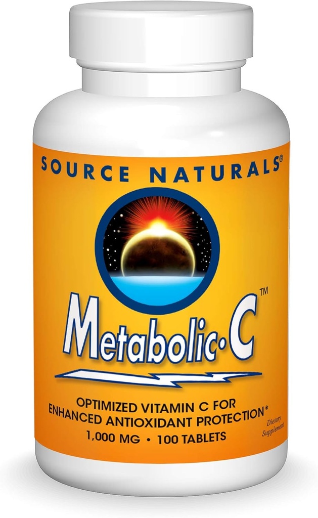 Källa Naturals Metabolic C, 1000mg Vitamin C - 100 tabletter
