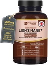 Lions Mane Mushroom Supplement 4000mg med vitamin B1, B6, B12 & Black Pepper - 180 Super Strength Vegan tabletter med 50% Polysaccharides (Inte pulver eller kapslar) | Made in the UK av Prowise