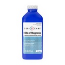 GeriCare Milk of Magnesia, Magnesium Hydroxide 1200mg| Fast Overnight Constipation Relief| Cramp-Free Saline Laxative & Stool Softener| Antacid för Heartburn & Indigestion| Original Flavor| 16 Fl Oz