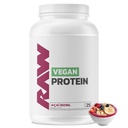 RAW Vegan Protein pulver, Acai Bowl - 20g av växtbaserade proteinpulver och befäst med vitaminer för muskeltillväxt och återhämtning - låg fett, låg carb, naturligt smaksatt och sötad - 25 portioner
