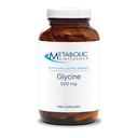 Metabolic Maintenance Glycine - Lever Support Supplement - Glycine Supplements for Brain Support, Detox och Joint Health - Pure 500mg Amino Acid Supplement (240 kapslar)
