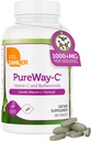 Zahler Vitamin C 1000mg tabletter med bioflavonoider - Hög styrka VIT C 1000mg för immunstöd - Gentle på mage - Glutenfri vitamin C 1000 mg Vitamin C Supplement för kvinnor och män (180 greve)